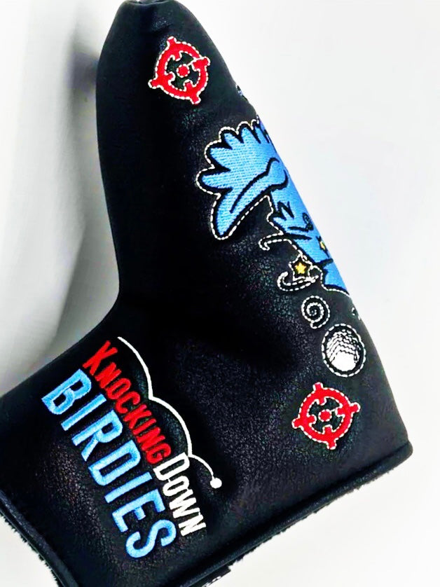 Knocking Down Birdies Blade Putter Cover