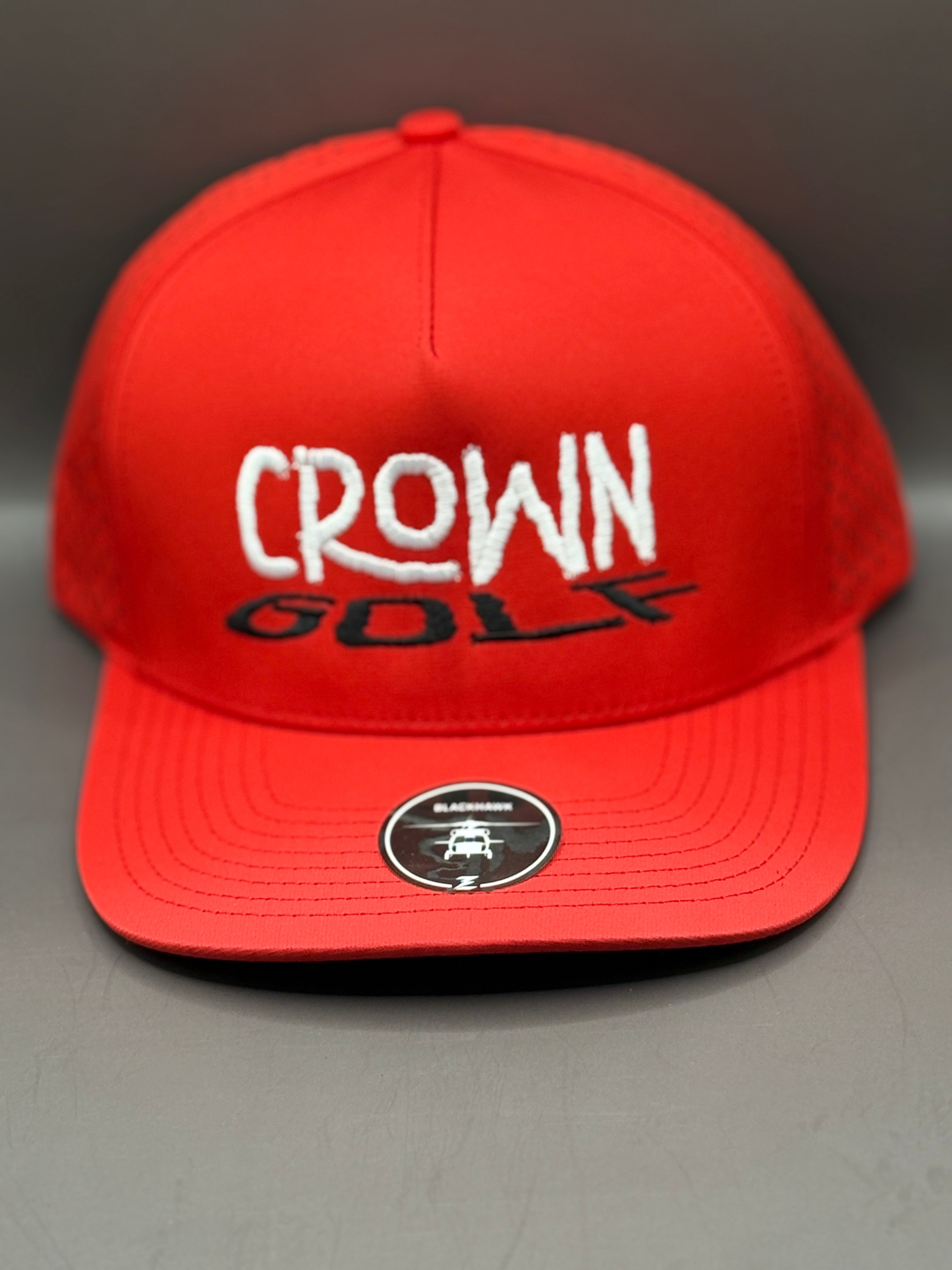 Crown Golf Red Hat