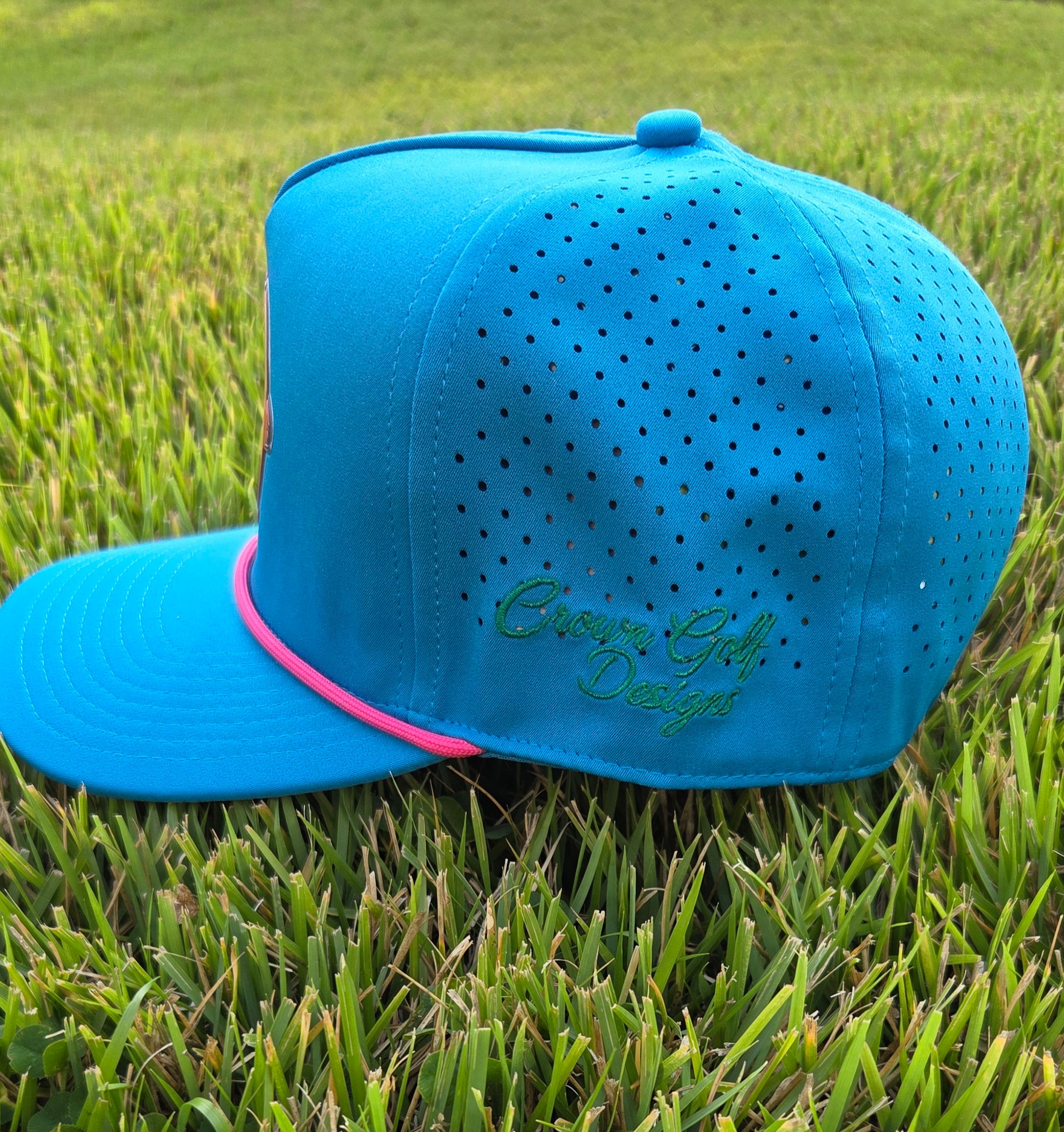 "Hole in One" Bright Blue Men's Hat