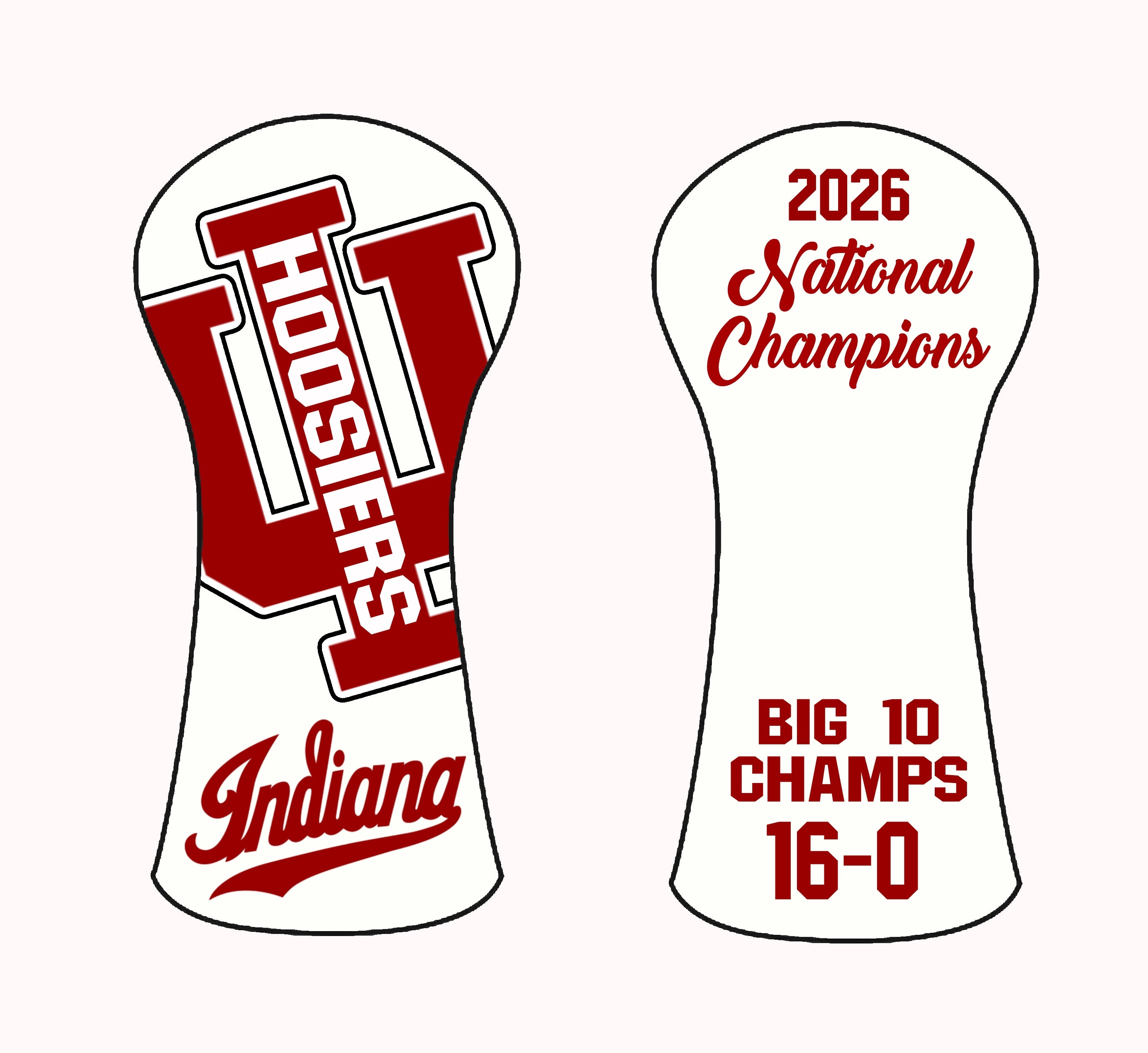 PRE-ORDER: National Championship 2025 IU Hoosiers Driver Cover