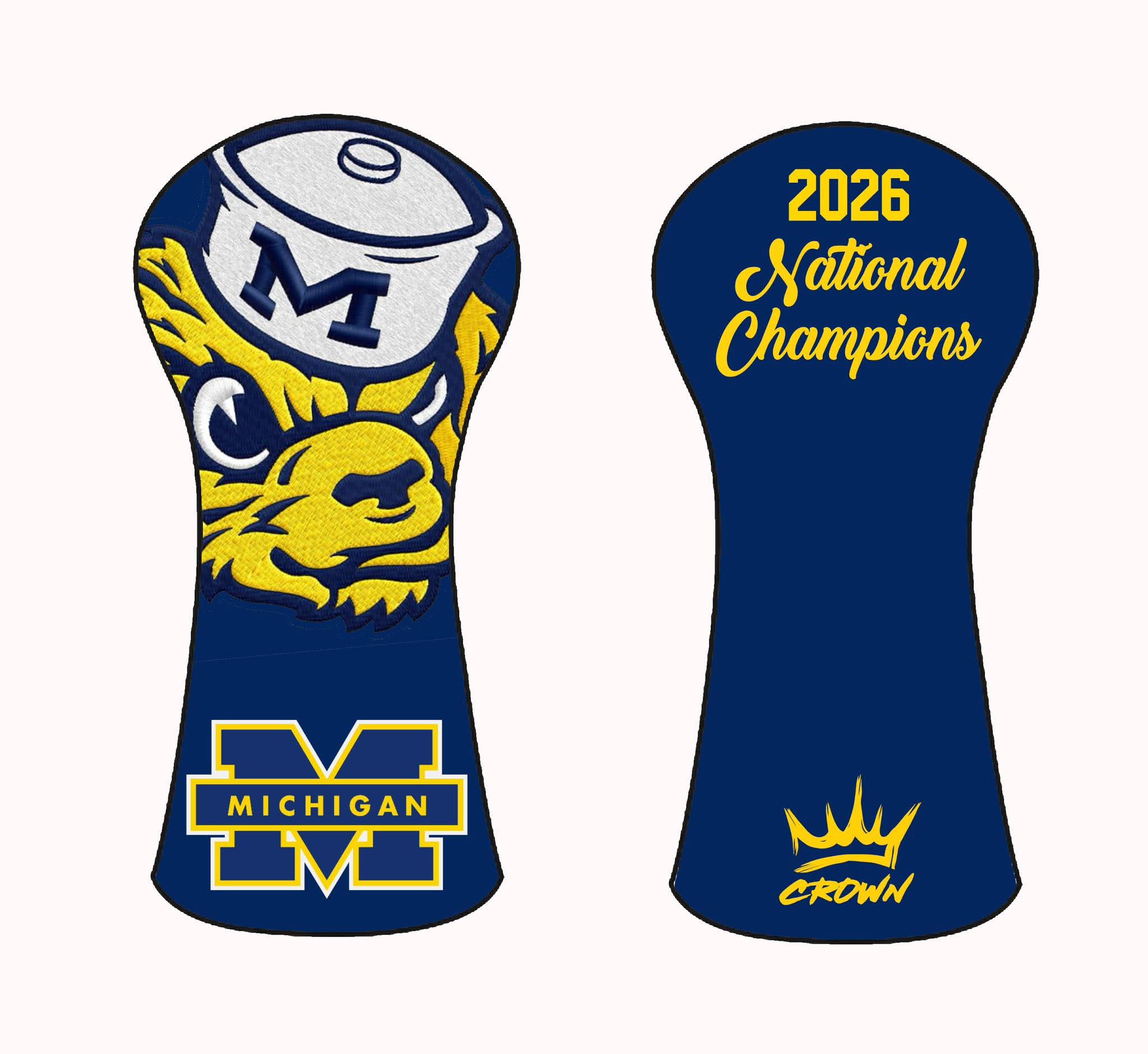 PRE-ORDER Michigan Wolverines Head Cover